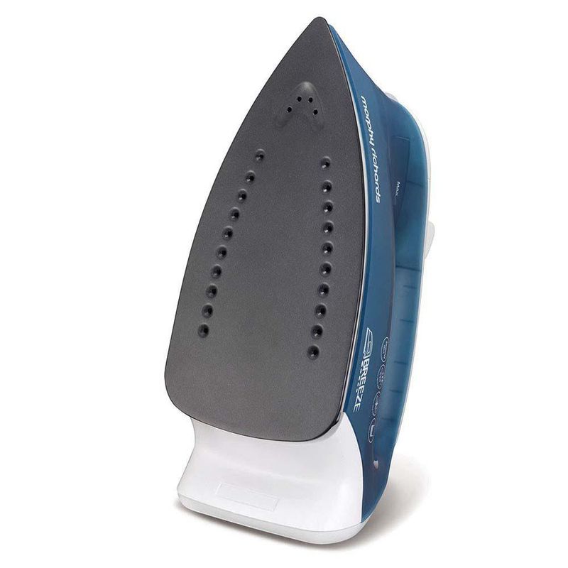 Plancha de Vapor Azul de Alta Potencia con Suela Antiadherente