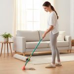 Escoba Plástica con Mango Largo