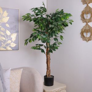 Árbol Decorativo Alto con Maceta Negra 152 cm