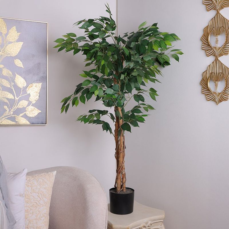 Árbol Decorativo Alto con Maceta Negra 152 cm