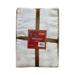 Mantel Redondo Blanco Navideño con Diseño de Renos