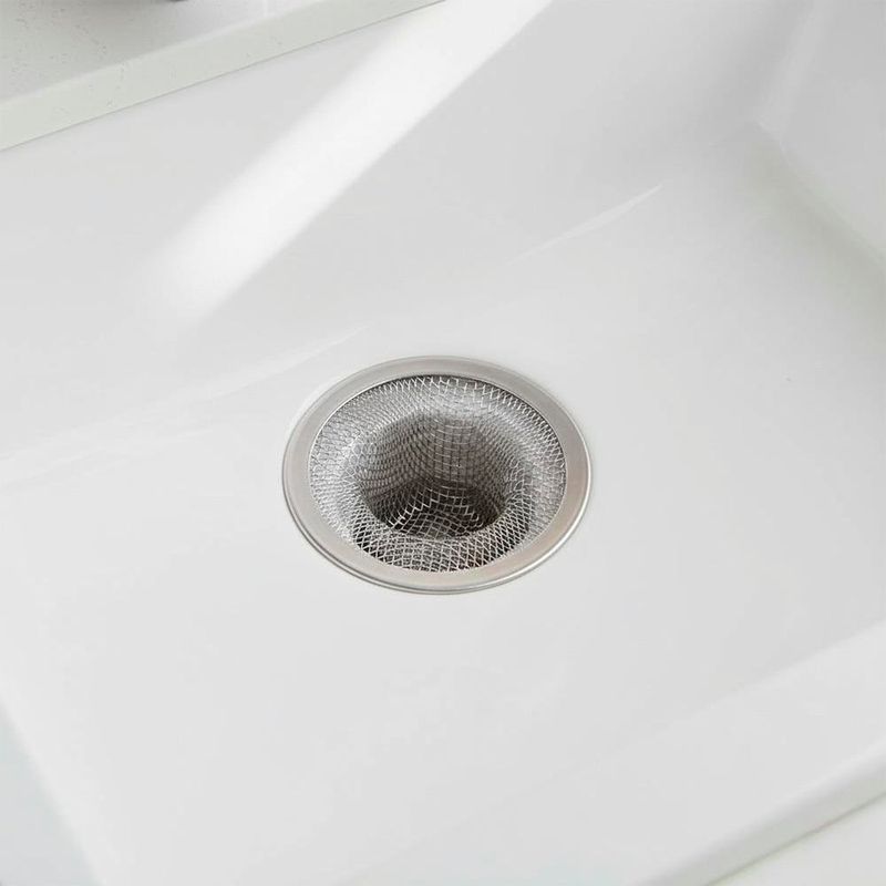 Coladera de Malla para Lavabo 2 1/4 Plg de Acero Inoxidable