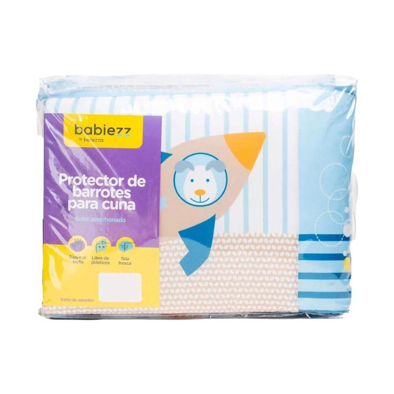 Protector de Barrotes para Cuna Diseño Nave Espacial