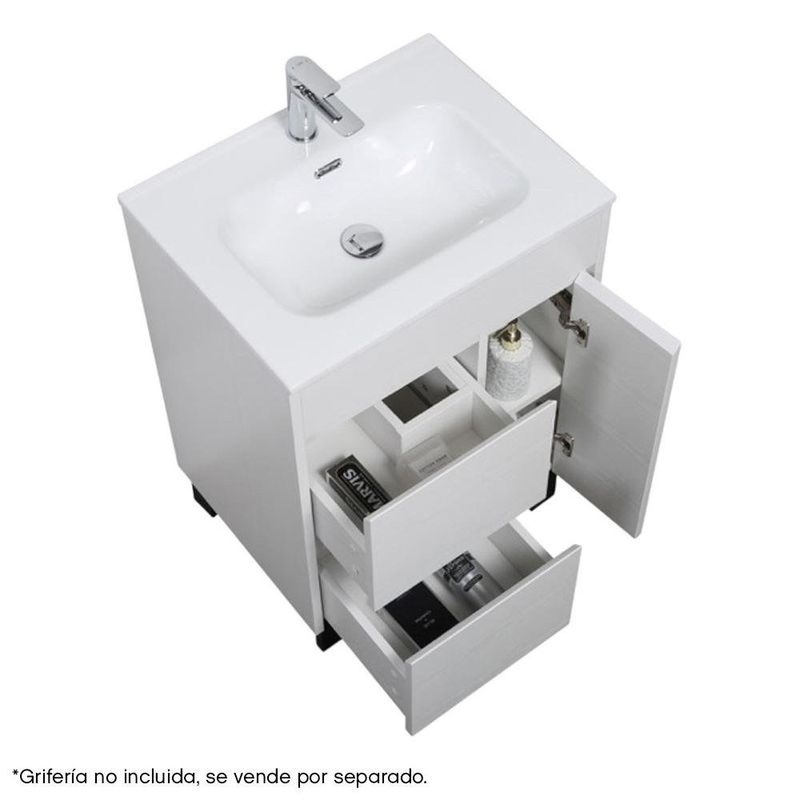 Vanity con Lavamanos Blanco Grace 60x45.5x72 cm