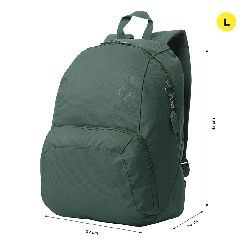 Mochila Verde Ometto Compacta