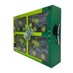 Set de 4 Vehículos de Construcción Dino Verdes