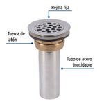 Contrarejilla 2x1 1/2 Plg Tipo Bar Cromada