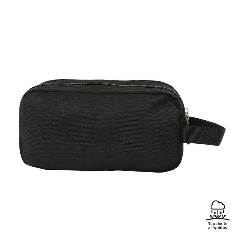 Estuche Negro con Cierre Doble