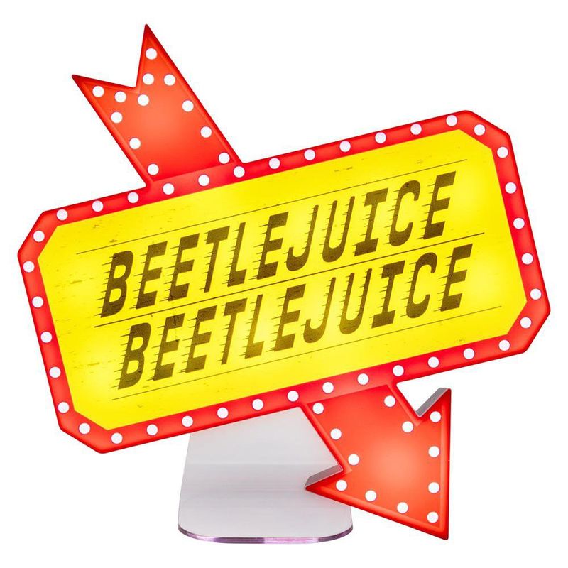 Lámpara Cartel Decorativo Beetlejuice