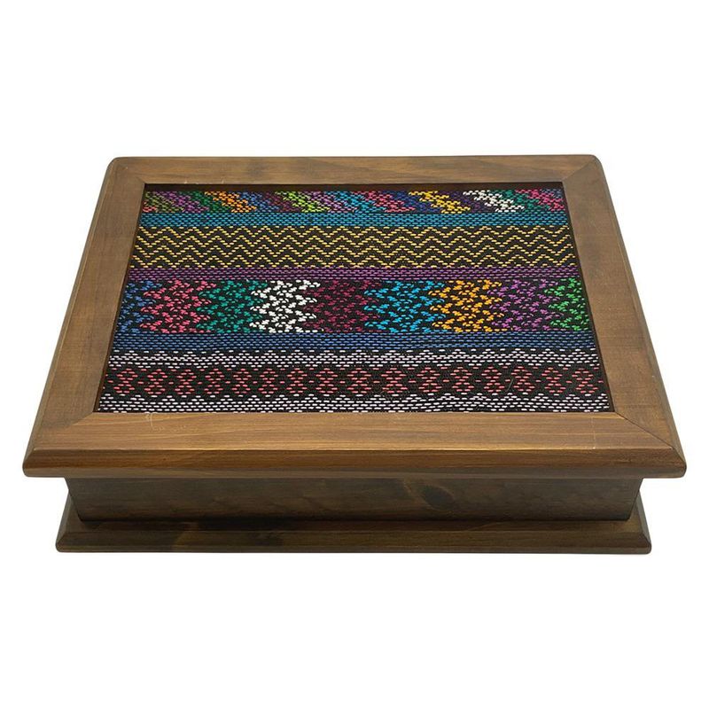 Caja de Te 6 Divisiones con Textil