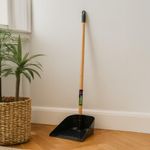 Recogedor de Basura Plástico sin Borde con Mango Largo