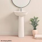 Lavamanos Aluvia con Pedestal Blanco