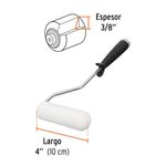 Rodillo de 4 plg con Esponja de 3/8 plg