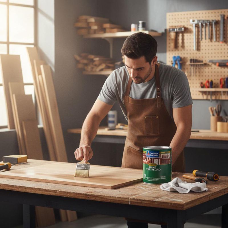 Barniz Poliuretano Mate de 1 Componente 1/4 Gal