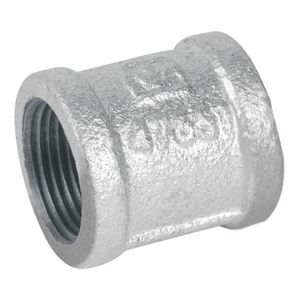 Cople de Acero Gavanizado con Rosca 1 1/2 Plg