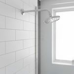 Chapeta Cromada para Ducha de Acero Inoxidable