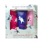 Set de Cremas de Manos Arándanos, Algodón de Azúcar y Galleta Dulce 60 Ml