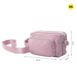 Bolso Cruzado Crossbody Rosado Rectangular