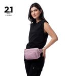 Bolso Cruzado Crossbody Rosado Rectangular