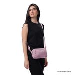 Bolso Cruzado Crossbody Rosado Rectangular