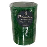 Vela Cilíndrica Verde Aromática Mediana