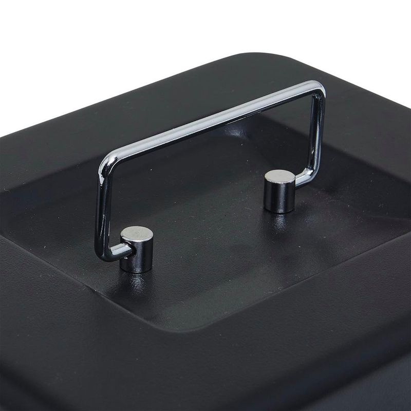 Caja de Seguridad de Metal Negra