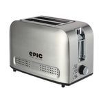 Tostador de Acero Inoxidable 2 Ranuras con 7 Niveles 850 W