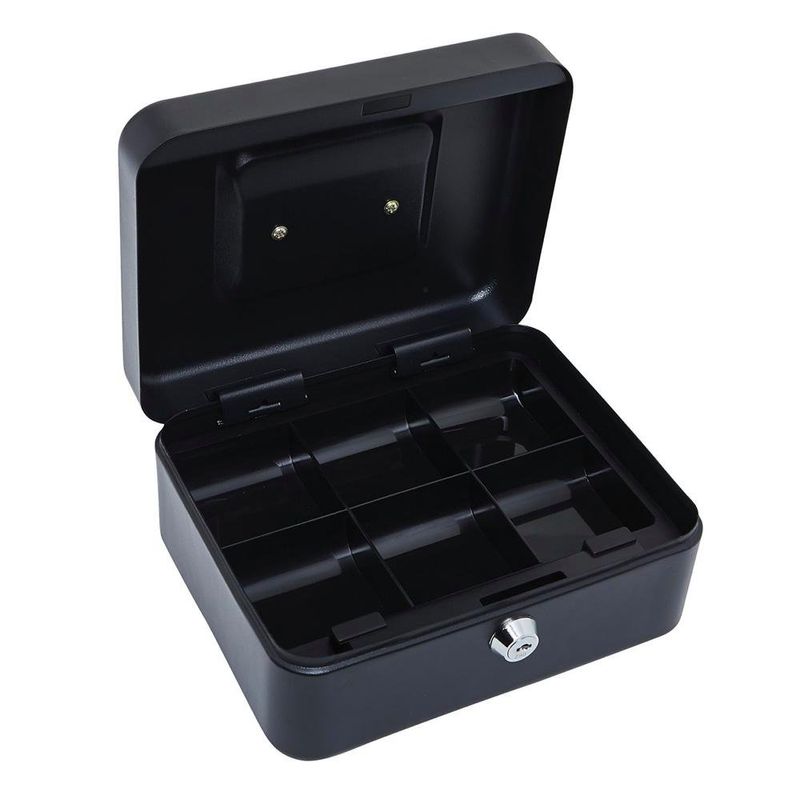 Caja de Seguridad de Metal Negra