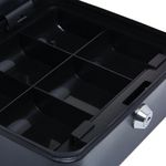 Caja de Seguridad de Metal Negra