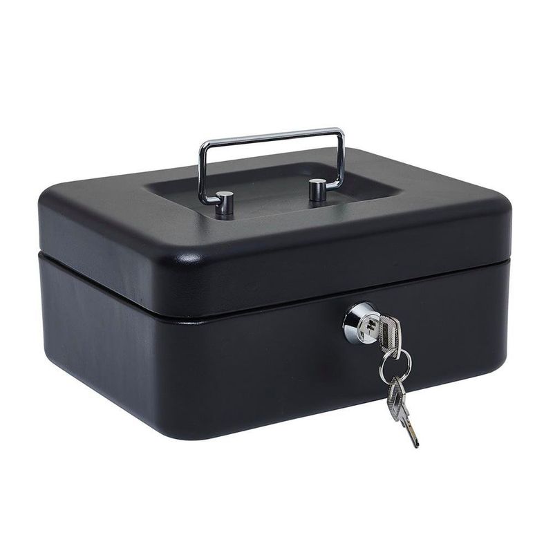 Caja de Seguridad de Metal Negra