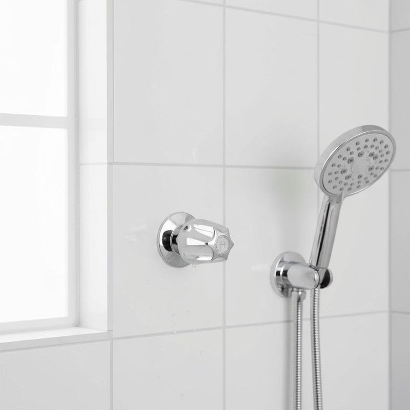 Llave de Ducha tipo Pomo para Agua Caliente