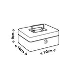 Caja de Seguridad de Metal Negra