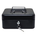 Caja de Seguridad de Metal Negra