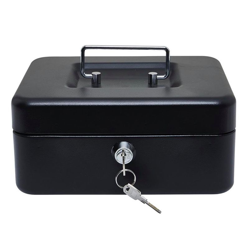 Caja de Seguridad de Metal Negra