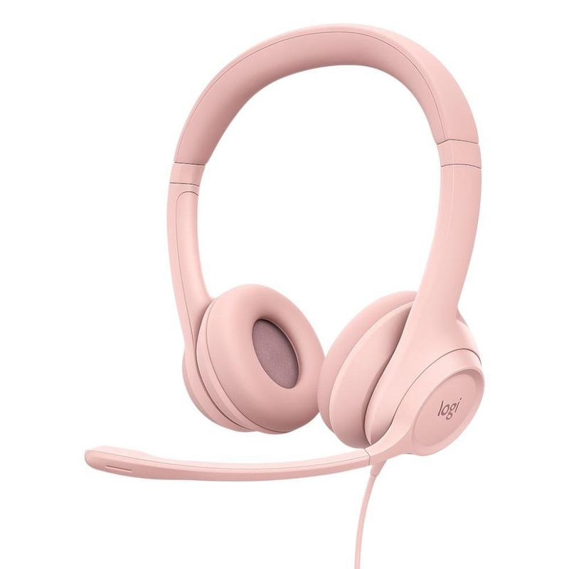 Audífonos con Micrófono H390 USB Rosa