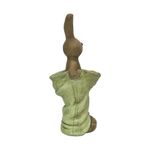 Figura Decorativa Conejo con Pantalón Verde