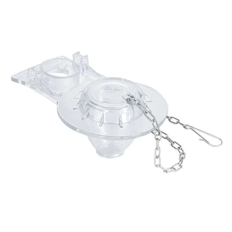 Sapo de PVC Transparente con Cadena 2 Plg