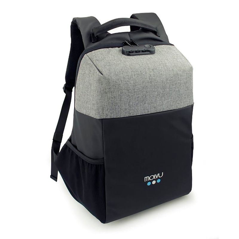 Mochila Antirrobo Go Gris con Negro