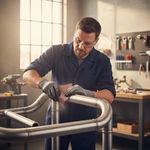 Lija para Metal Grano 80 Color Rojo