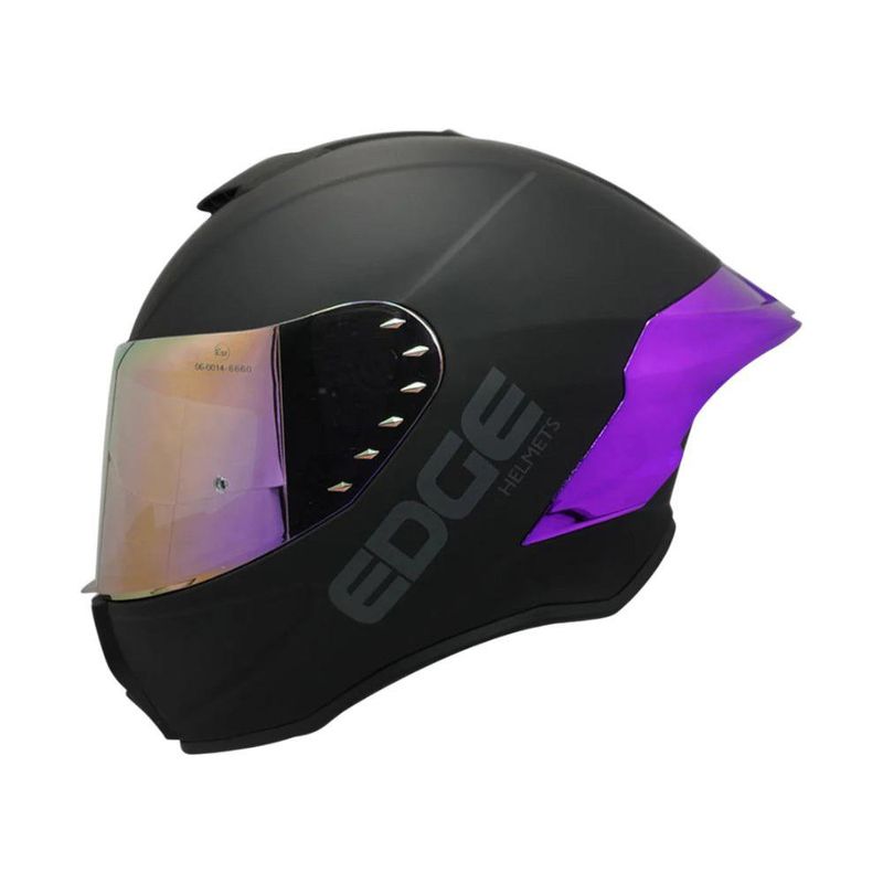 Casco Integral Negro Mate para Motociclista Talla XL