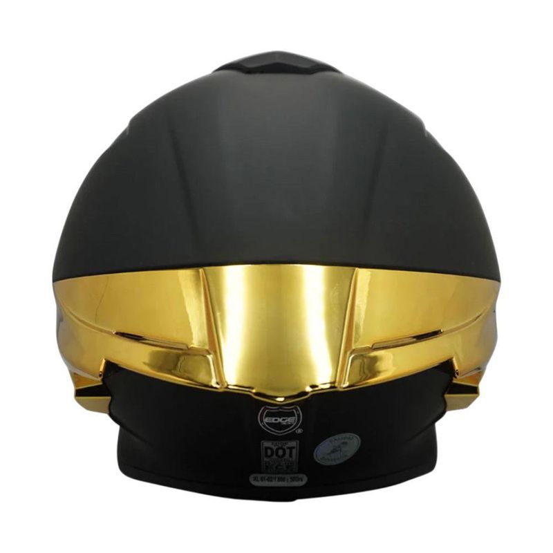 Casco Integral Negro Mate para Motociclista Talla XL
