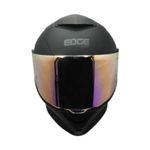 Casco Integral Negro Mate para Motociclista Talla XL