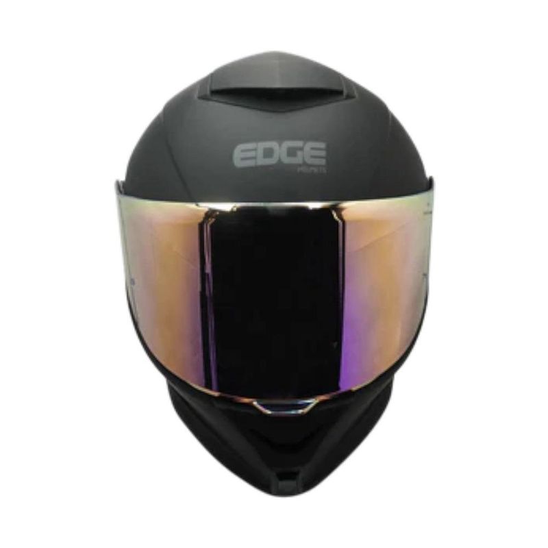 Casco Integral Negro Mate para Motociclista Talla XL