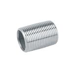 Niple Corrido con Rosca 1 1/2 Plg de Acero Galvanizado