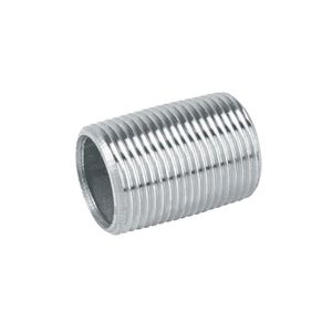 Niple Corrido con Rosca 1 1/2 Plg de Acero Galvanizado