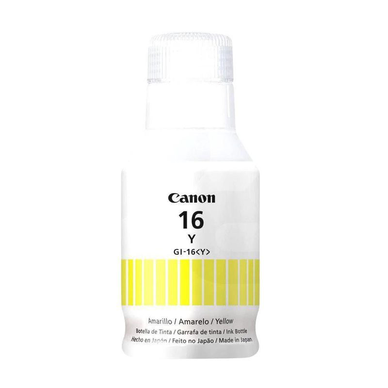 Botella de Tinta Canon GI 16 Y 132 Ml Amarillo