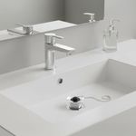 Desagüe para Lavamanos Plástico con Rebosadero Cromo 1 1/4 Plg