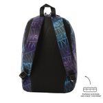 Mochila Negra con Estampado Multicolor Tocax