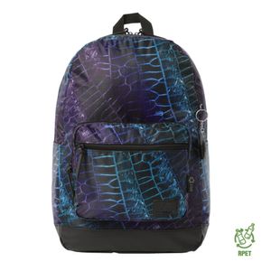 Mochila Negra con Estampado Multicolor Tocax