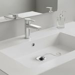 Desagüe para Lavamanos Plástico con Rebosadero Cromo 1 1/4 Plg